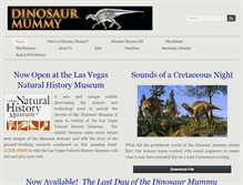 Tablet Screenshot of dinosaurmummy.org